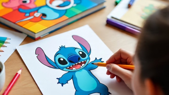 stitch coloring pages